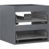 Mexen Box-A korpus skrinky pod umývadlo 50 cm, 2 zásuvky, grafit matný - 91AX0-0500-470-2-66
