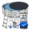 RÁM BAZÉNU 366x100CM BESTWAY 56418 rám + umývadlo (BESTWAY 56418 RACK BAZÉN 366x100CM SET ČERPADLO KRYT REBRÍK MAT.)
