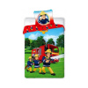 FARO Detské bavlnené obliečky Fireman Sam 140x200/70x90 cm
