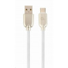 Gembird CC-USB2R-AMCM-2M-W USB-A na USB-C (AM/CM), 2m, bílý