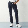Rovné džínsy s 5 vreckami zo strečového denimu, ak meriate viac ako 178 cm, vnútorná dĺžka nohavíc 82 cm tmavomodrá 038 Blancheporte