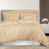 Darymex BAMBUSOVÉ OBLIEČKY STRIPE BEIGE 160X200 CM, 2KS 70X80 CM, 4 KS 40X40 CM BÉŽOVÉ