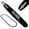 Lišta Silver 45 cm + 2x reťaz 72 článkov 0,325