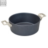 Kastrol Diamond Lite PRO s nerezovou rukojetí 24 cm na indukci - WOLL (Titanový kastrol na indukci 24 cm s nerezovou rukojetí Diamond Lite PRO - WOLL)