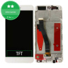 LCD displej + Dotykové sklo + Rám + Batéria Huawei P10 VTR-L29 White Aftermarket