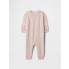GAP Baby overal s logom Americana Ružová 12-18M Ružová Ružová
