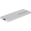 Transcend ESD260C 250GB USB 3.1 Gen2 (USB-C) Externí SSD disk (3D TLC), 520MB/R, 460MB/W, kompaktní rozměry, stříbrný TS250GESD260C