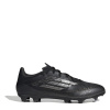 adidas Messi F50 League Adults Firm Ground Football Boots Black/Silver 10.5(45.3)