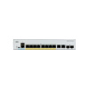 Catalyst C1000-8T-2G-L, 8x 10/100/1000 Ethernet ports, 2x 1G SFP a RJ-45 combo uplinks
