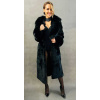 Max Original Leather Dámsky kožuch zajac-rex+líška 250178 black (L 46-48) - Čierna - L
