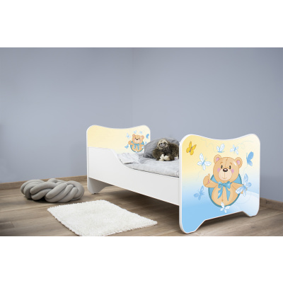 TOP BEDS Detská posteľ Happy Kitty 160x80 Malý medvedík