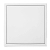 HACO Dvierka revízne kovové 300 x 300 mm, s tlačným zámkom, biela 0158