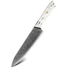IZMAEL Damaškový kuchynský nôž Yuzuki Chef/Biela 21 cm