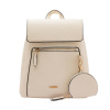 L.Credi dámsky štýlový ruksak - béžový - One size
