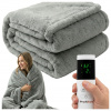 Elektrická vyhrievacia deka prémium 180x160 pre dve osoby, super mäkká + diaľkové ovládanie