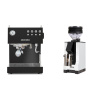 Ascaso Steel DUO, Black + Eureka Mignon Zero, BL white