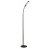 GTV York stojaca lampa 1x10 W čierna LP-YORK10W-10-DEC