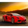 Norimpex Diamantová mozaika 5D Red Lamborghini 30 x 40 cm 1008143