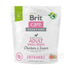 Brit Care Sustainable Adult Small Breed Chicken & Insect 1 kg