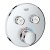 Grohe Grohtherm SmartControl Termostatická sprchová batéria pod omietku, 2 ventily, chróm 29119000-GR