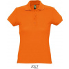SOL´S PASSION / Dámska vypasovaná polokošeľa - orange XL