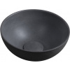Sapho MINOR betónové umývadlo na dosku, priemer 26cm, antracit MR26016