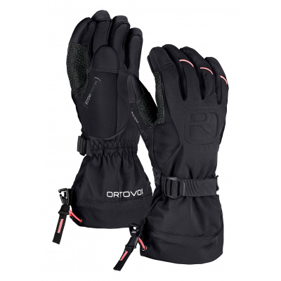 Ortovox dámske rukavice Merino Freeride Glove W | farba: black raven, veľkosť: XS