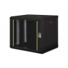 Digitus DN-19 09-U-SW rack 9U Nástěnný regál Černá