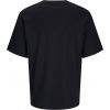 JACK & JONES 3911 / Unisex oversize tričko s krátkym rukávom - black XL