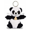 Plyšová kľúčenka panda The Soft Stretch Panda Key Ring Histoire d’ Ours čierno-biela 12 cm HO3292