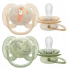 Avent Philips šidítko Ultrasoft Premium Zvířátko 2 ks oranžová/zelená