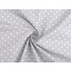 Stoklasa Bavlněná látka puntík METRÁŽ šíře 160 cm - 1 (41) šedá světlá