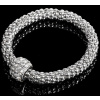 Luxusný shamballa náramok silver color st462 bižutéria (Luxusný shamballa náramok silver color st462 bižutéria)