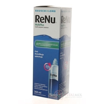 Bausch & Lomb ReNu MultiPlus roztok na kontaktné šošovky (modrý) 360 ml