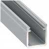 Hliníkový profil Lumines pre LED páskymtyp Y strieborný povrchový eloxovaný 1 m