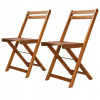 Záhradný stôl, stolík - Bistro Stoličky, záhrada 2 ks Solid Acacia Wood (Bistro Stoličky, záhrada 2 ks Solid Acacia Wood)