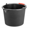 STREND Vedro ReCycled® 12 lit, stavebné, plast, s výlevkou, plastový úchyt, čierne
