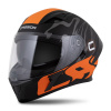 Prilba Orbit Multivers, CASSIDA (čierna matná/oranžová/sivá/biela, veľ. M)