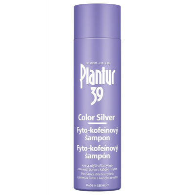 PLANTUR 39 Color Silver Fyto-Kofeinový šampón pre strieborný lesk blond vlasov 250ml