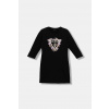 Dievčenské bavlnené šaty Guess J3YK13.KA6W4.9BYH čierna 158-166