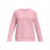 UNDER ARMOUR Mikina UA Rival Terry Crew -PNK