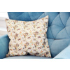 Pufka Dekoračná návliečka na vankúš 45x45 - Kvetinové mačky svetlé, Pufka