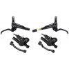 brzda kotoučová SHIMANO MT501 černá p+z (750+1500 mm) komplet bez kotoučů, čer.hadice (zadní J-kit)