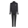 adidas Essentials 3-Stripe Tracksuit Juniors Black/White 13 Years