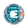 Extol industrial Kotouč diamantový řezný, turbo Grind Cut, suché i mokré řezání, O 115x22,2x2,2mm