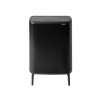 BRABANTIA Touch Bin Bo 60 l čierny - odpadkový kôš z nehrdzavejúcej ocele