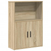 zahrada-XL Knižnica dub sonoma 60x24x85 cm kompozitné drevo 860411