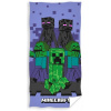 Carbotex Bavlnená froté osuška 70x140 cm Minecraft Enderman Monster