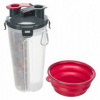 Trixie Cestovný zásobník na vodu a krmivo vrátane misky 11 x 23 cm 2 x 0,35 l