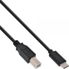 InLine 35763 USB kábel USB 2.0 3 m USB C USB B Čierna (35763)